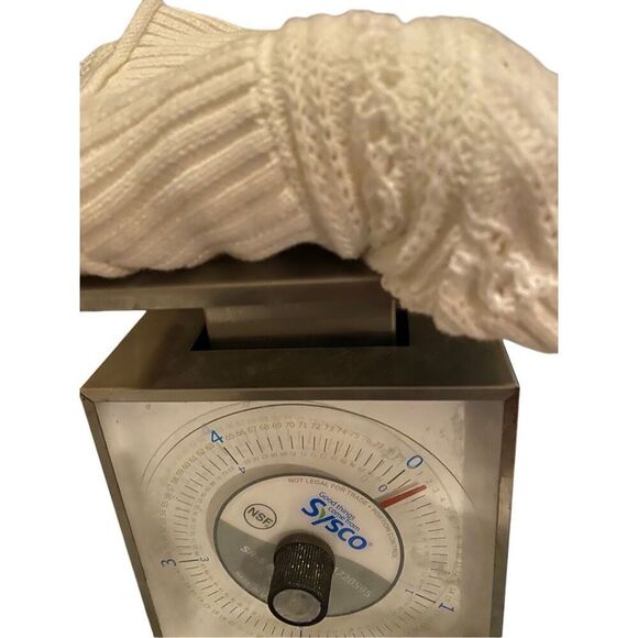 Arizona Jean Co Cropped Crochet Sweater Knit Juniors Sz Medium Boho Bohemian - Picture 15 of 15